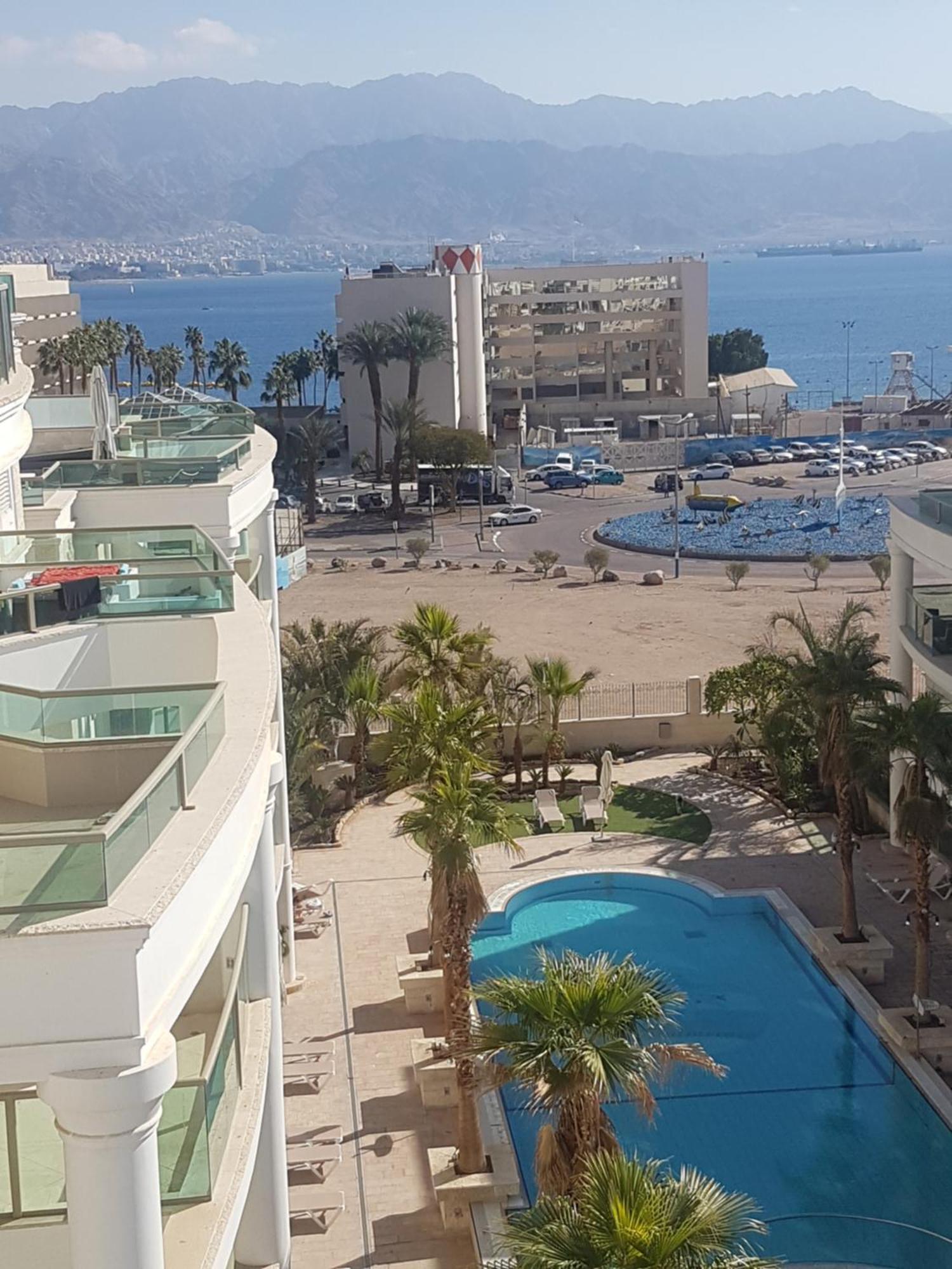 Palmore Top Luxury Penthause With Juccuzi First Line Of The Seaside Daire Eilat Dış mekan fotoğraf