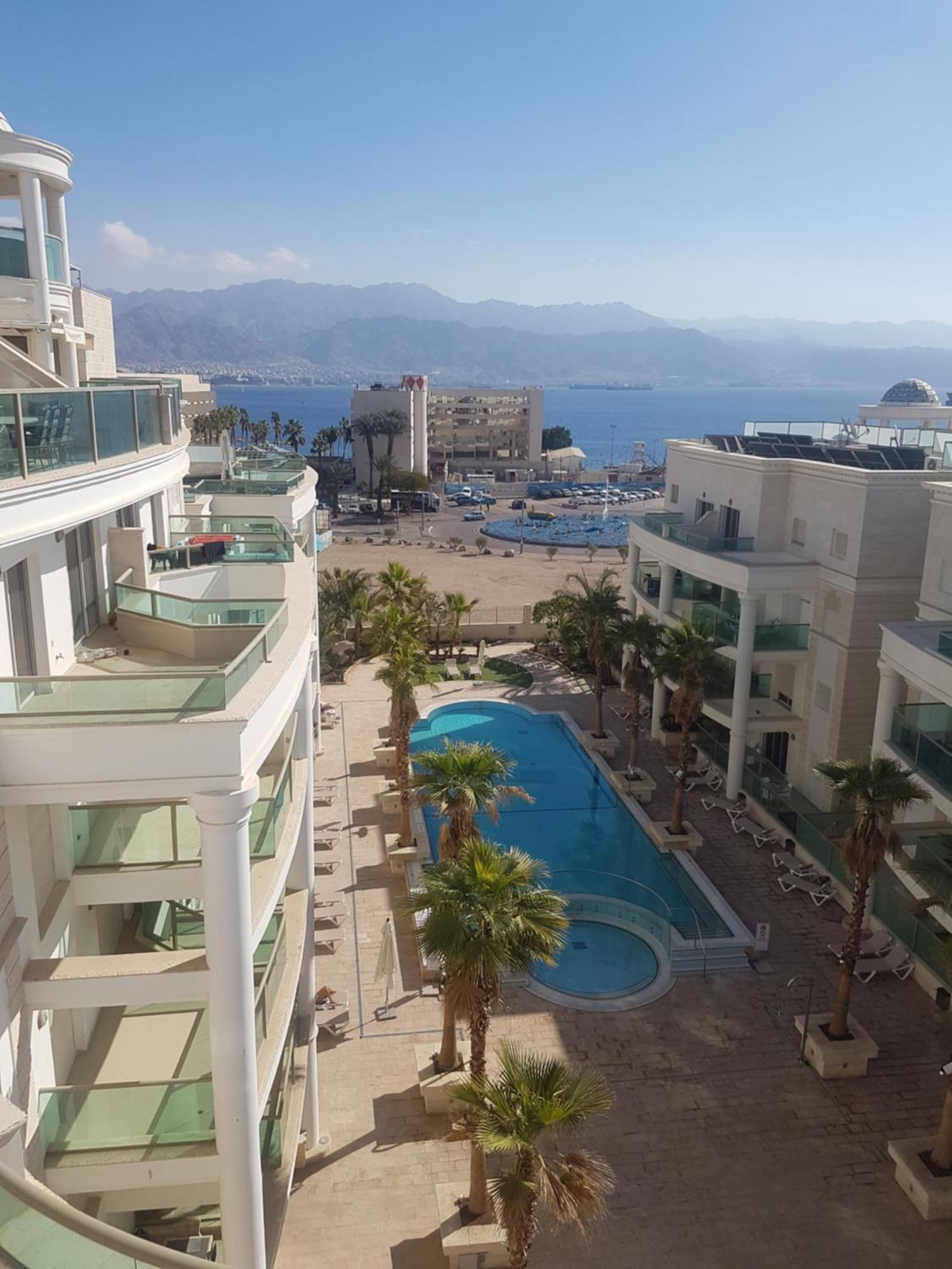 Palmore Top Luxury Penthause With Juccuzi First Line Of The Seaside Daire Eilat Dış mekan fotoğraf